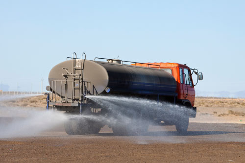 water truck for dust control